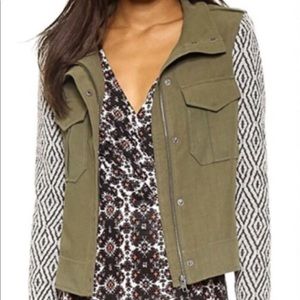 Ella Moss Green Cropped Jacket